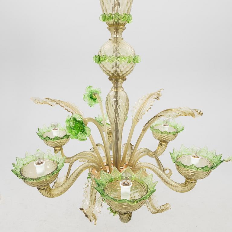 Chandelier Murano Italy mid/second half of the 20th century.