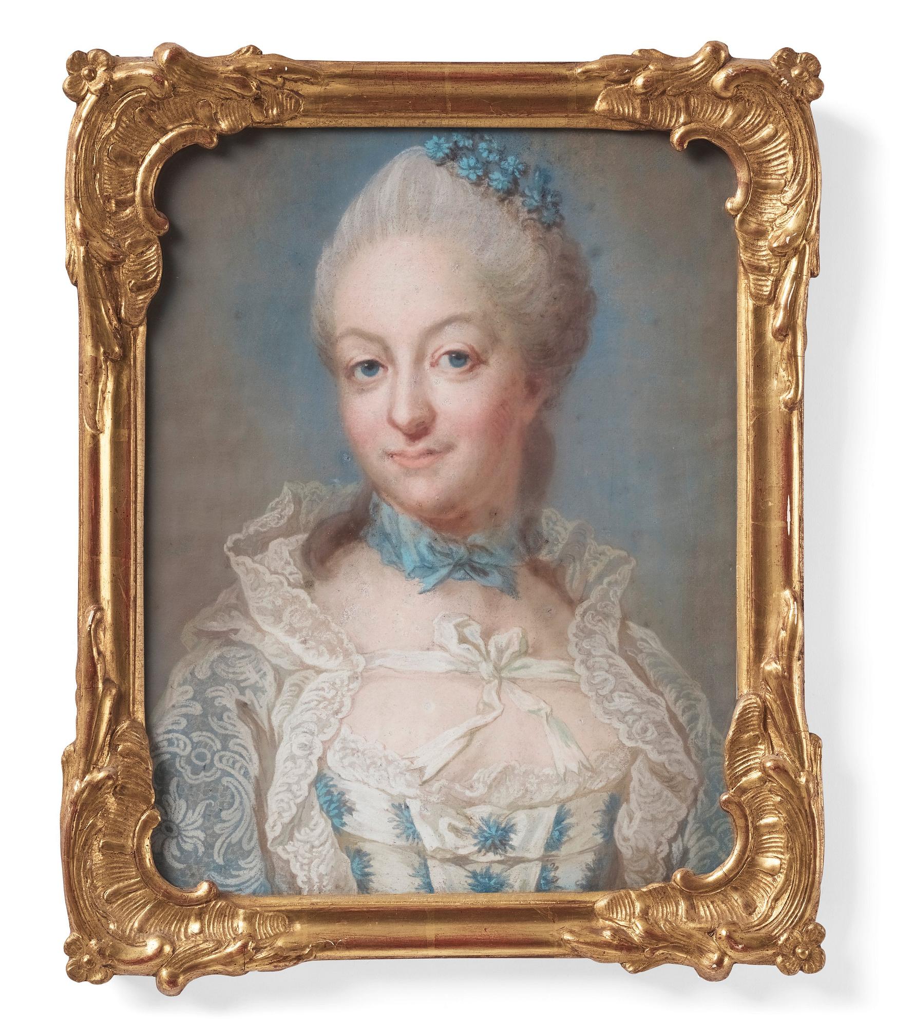 Gustaf Lundberg Tillskrivna, Herr- och damporträtt, bröstbilder, ett par.