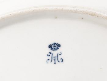 A bowl, Imperial porcelain manufactory, St Petersburg, period of Nicholas I (1825-55).