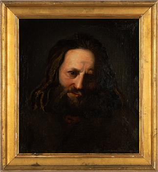 Unknown artist, 18/19th century, Study of a bearded man.
