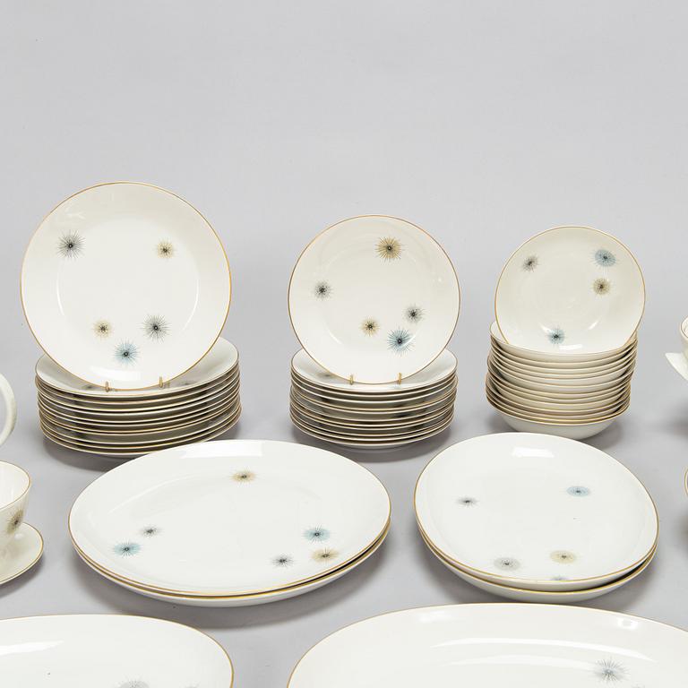 Raija Uosikkinen, ruoka-astiasto, "Jupiter", posliini, Arabia 1960-67.