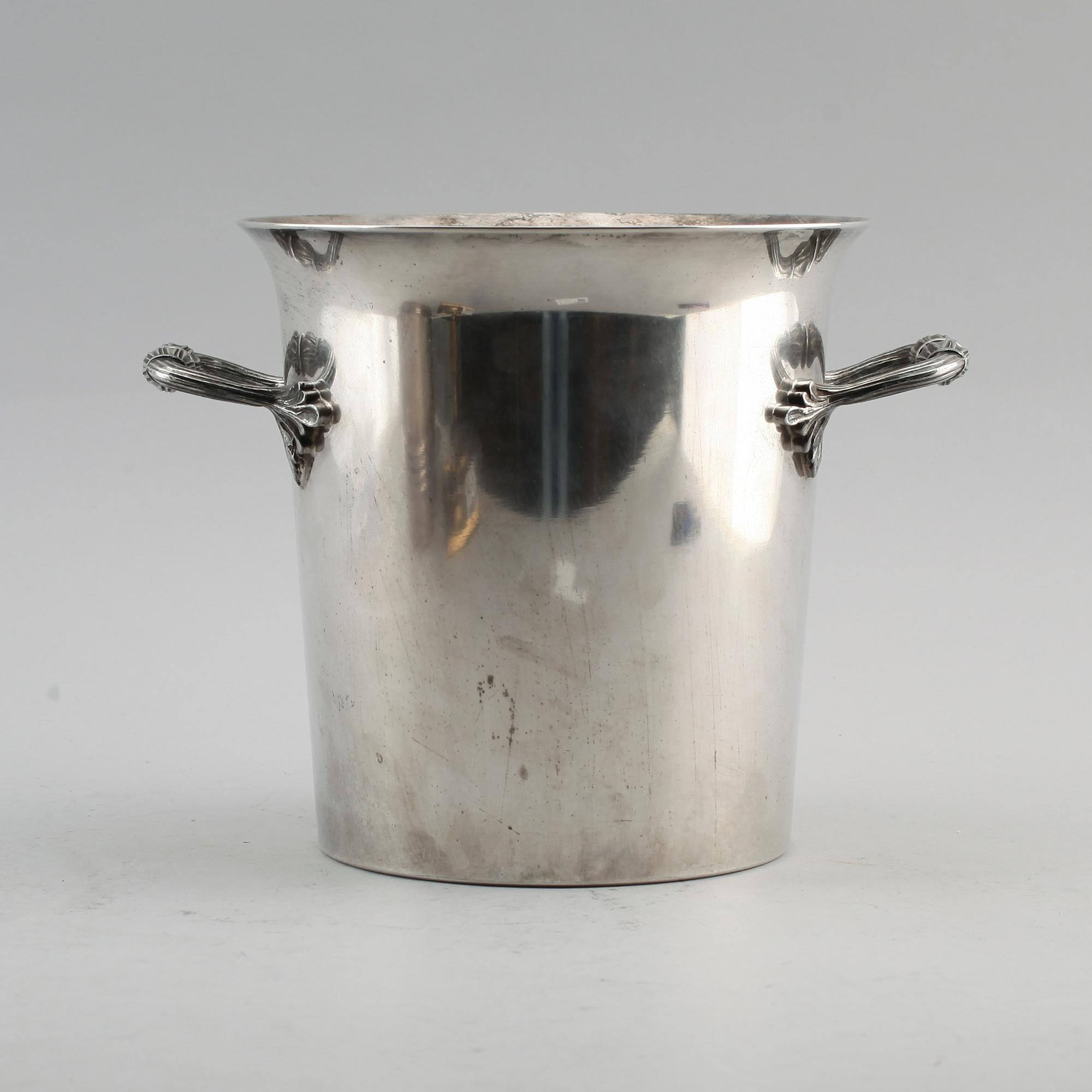CHAMPAGNEKYLARE, nysilver, 1900-talets första hälft.