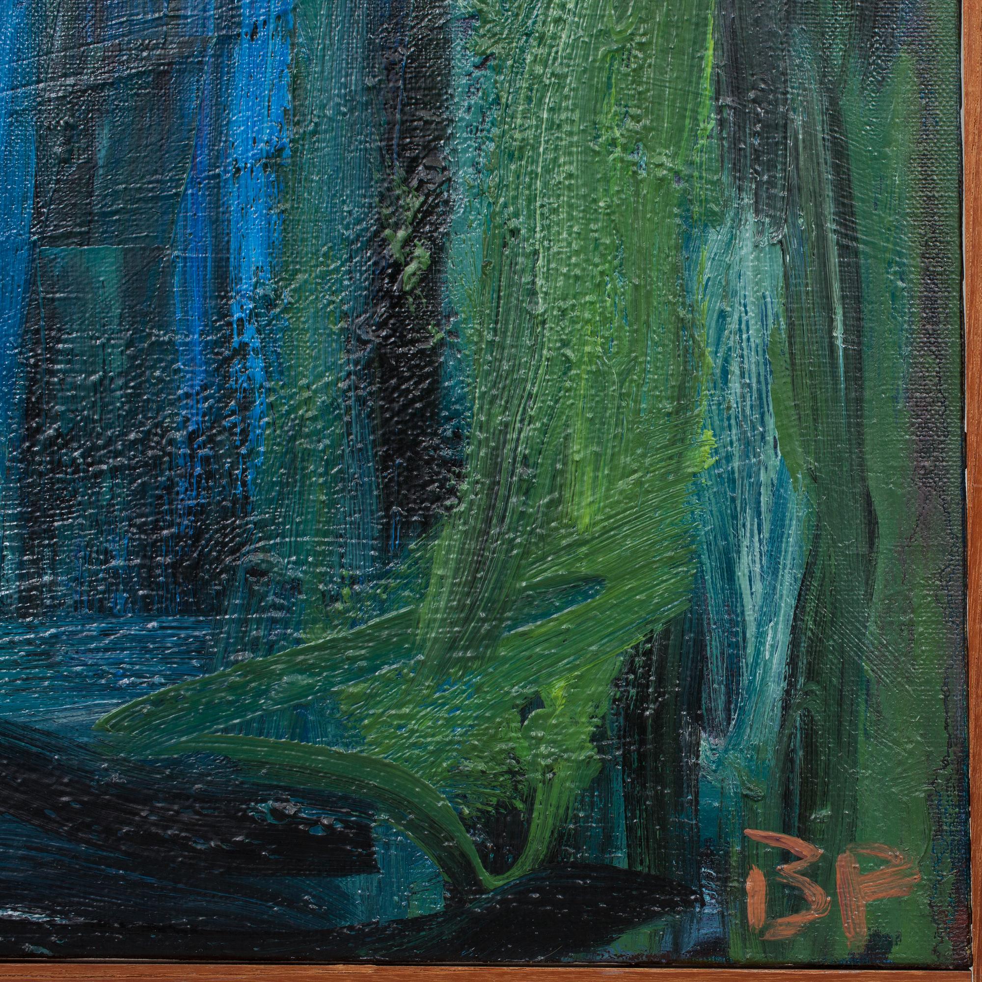 BERTIL PETTERSSON, Olja på duk, monogramsign samt sign a tergo, dat 87.