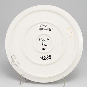 TIMO SARVIMÄKI, a stoneware dish, Rörstrand.