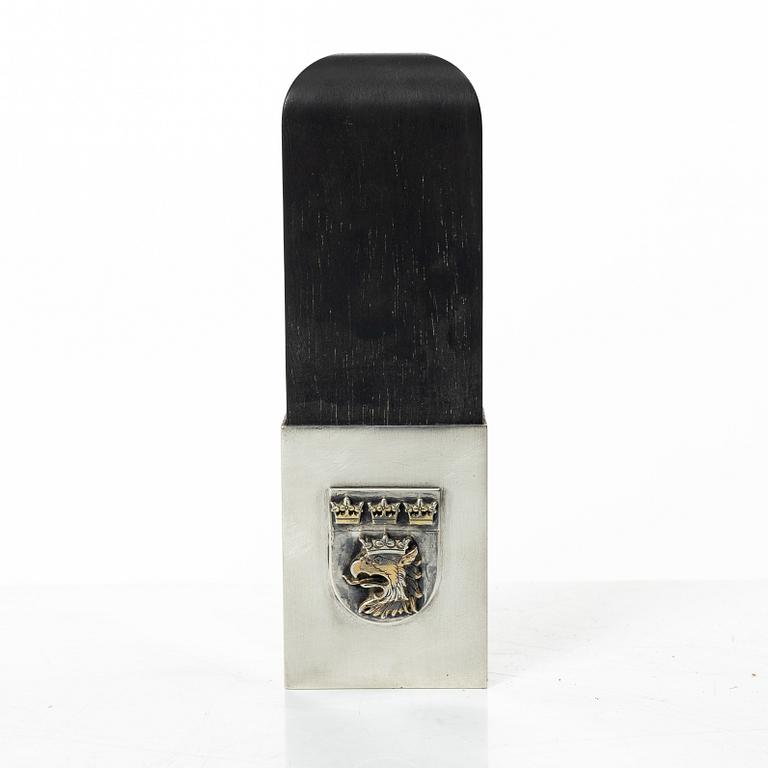 Wiwen Nilsson, Seal stamp, sterling silver and wood, Anders Nilsson, Lund 1950.