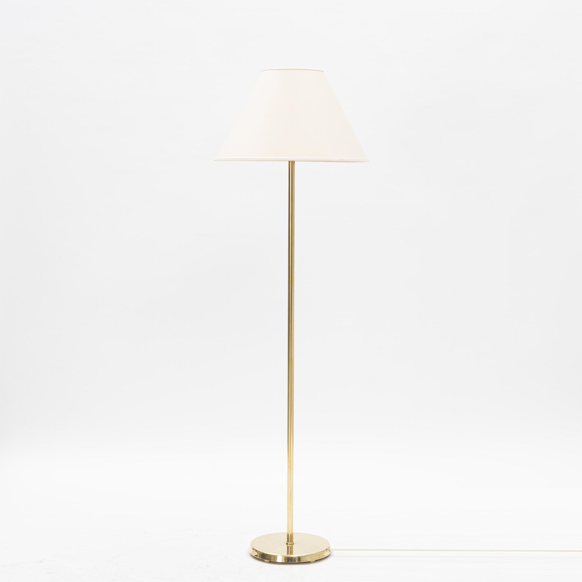 A model E 1247 floor lamp, Asea, Sweden, mid 20th century.