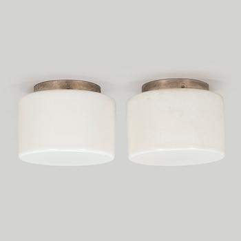 Paavo Tynell, A pair of 1930s ceiling light '2028', Taito Oy, Finland.