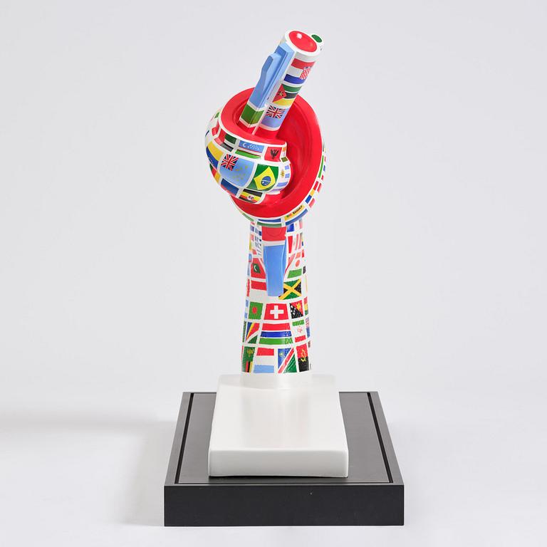 Carl Fredrik Reuterswärd, "One World for Non-Violence".