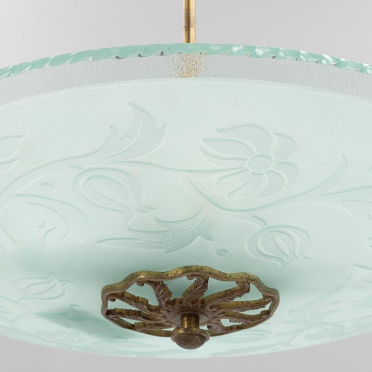 Ceiling lamp, first half of the 20th century.