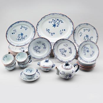 MATSERVIS, 48 delar, porslin, "Ostindia", Rörstrand.