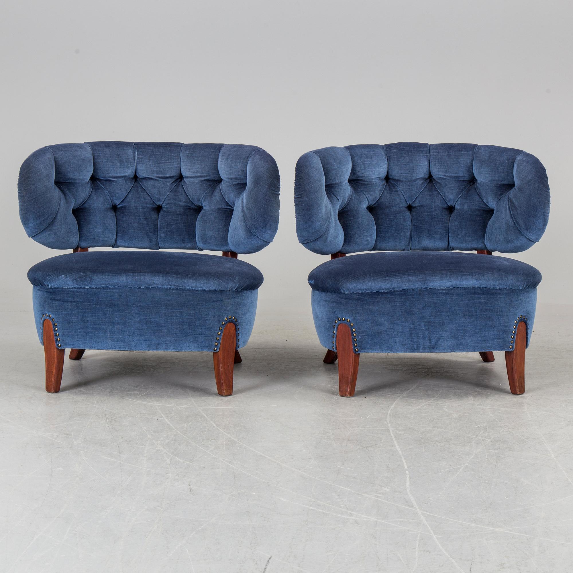 OTTO SCHULZ, fåtöljer, ett par 'Schulz', Jio Möbler.