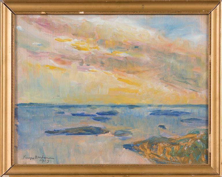 Kaapo Wirtanen, oil on board, signed and dated 1913.