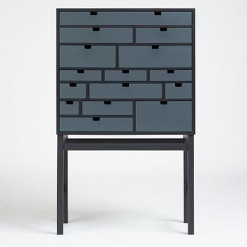 Kerstin Olby, a "Rhapsody" cabinet by Olby Design, a unique prototype, Sweden 2010.