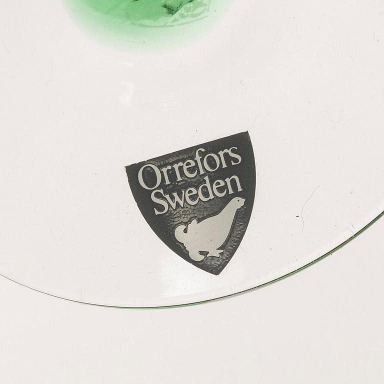 Gunnar Cyrén, glasservis, 26 delar, "Nobel", Orrefors.