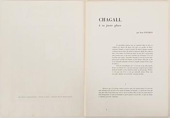 MARC CHAGALL, DERRIÈRE LE MIROIR no 99-100, 1957.