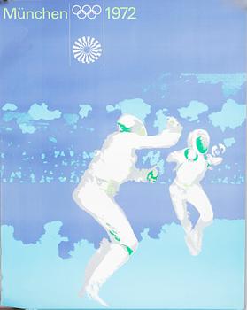 Six posters from the Olympics in Munchen, 1972.