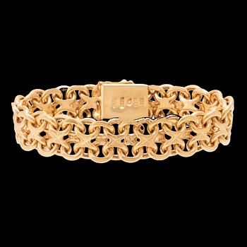 Bracelet x-link 18K gold.