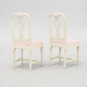 A set of eight chairs, "Hallunda", IKEA's 18th-century series, 1990s.