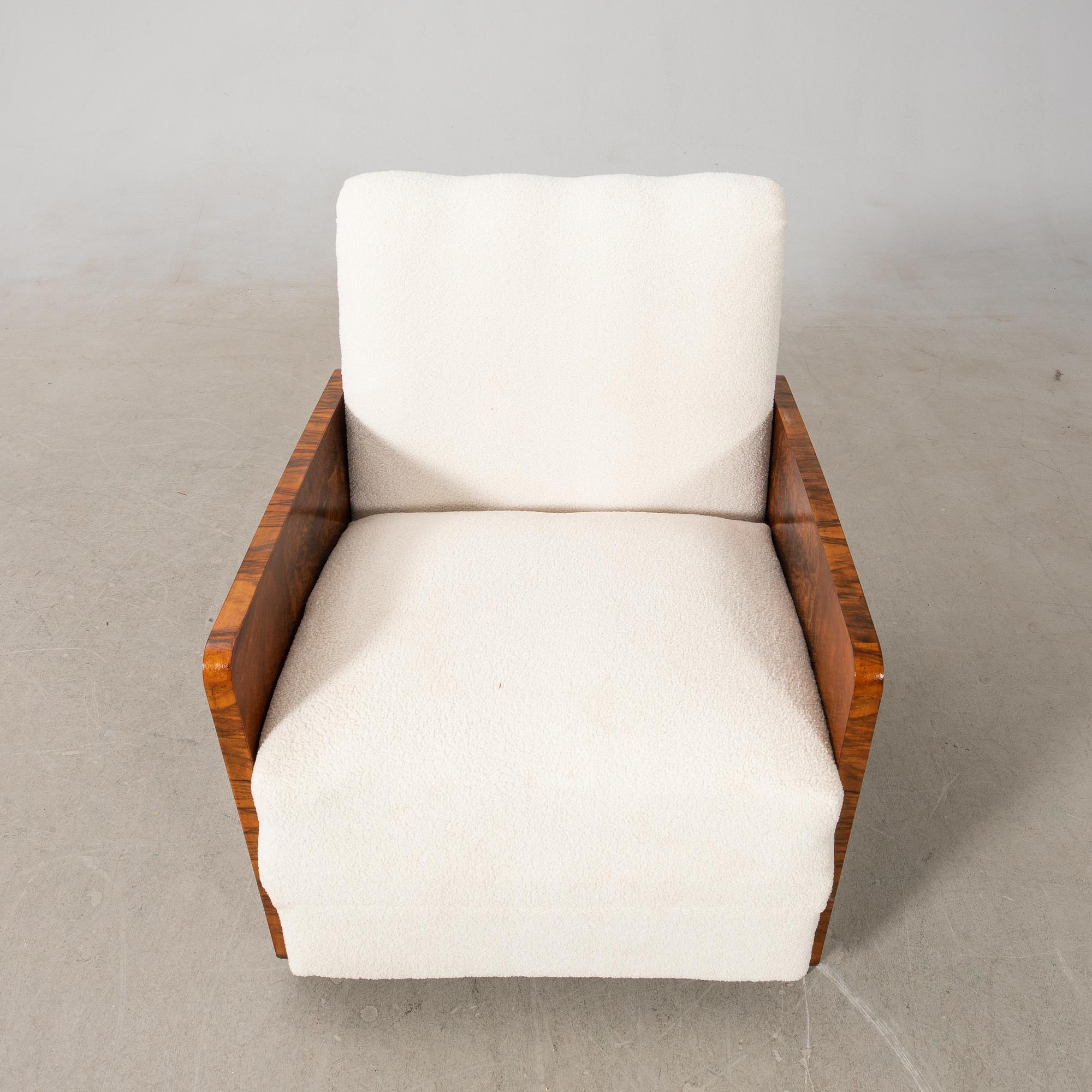 Fåtölj/extra säng Art Deco 1900-talets första hälft.