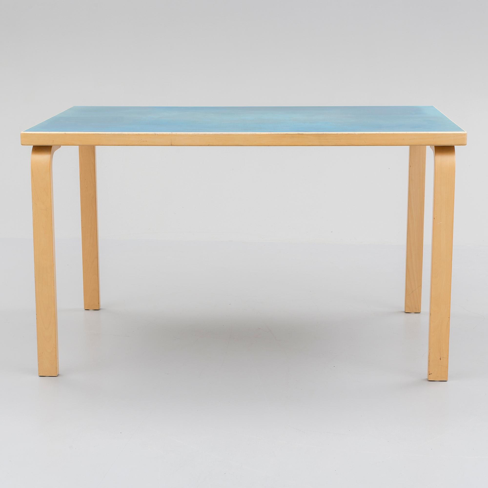a second half of the 20th century table by Alvar Aalto for Artek.