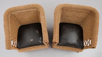 FÅTÖLJER, 1 par, 1900-talets första hälft.