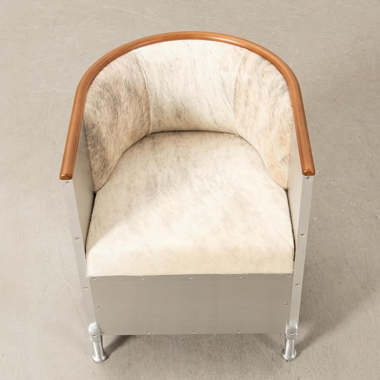 Mats Theselius, armchair "Aluminium Chair", Källemo.