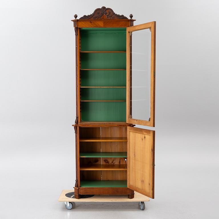 A book cabinet, late 19th Century.