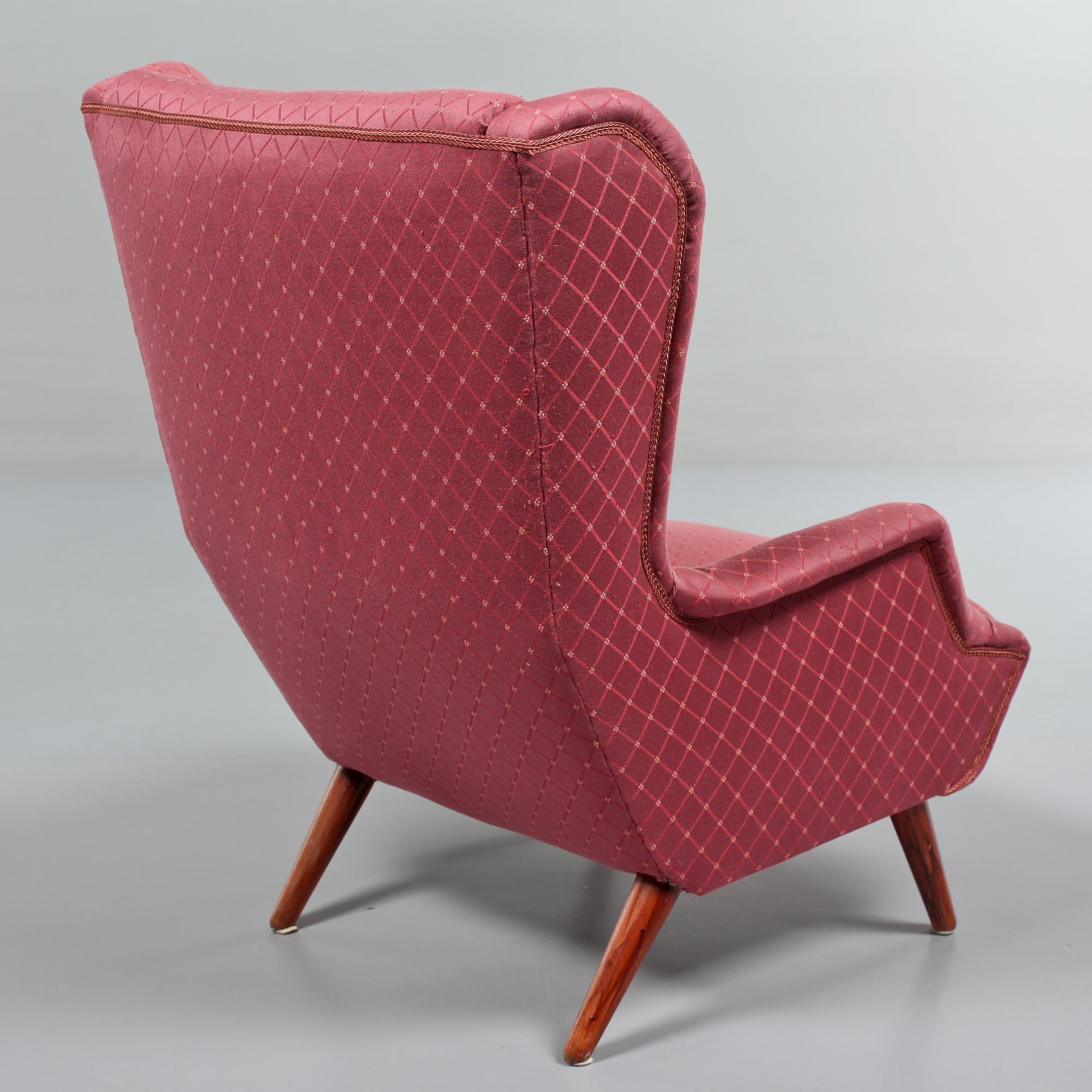 FÅTÖLJ, 1900-talets andra hälft.