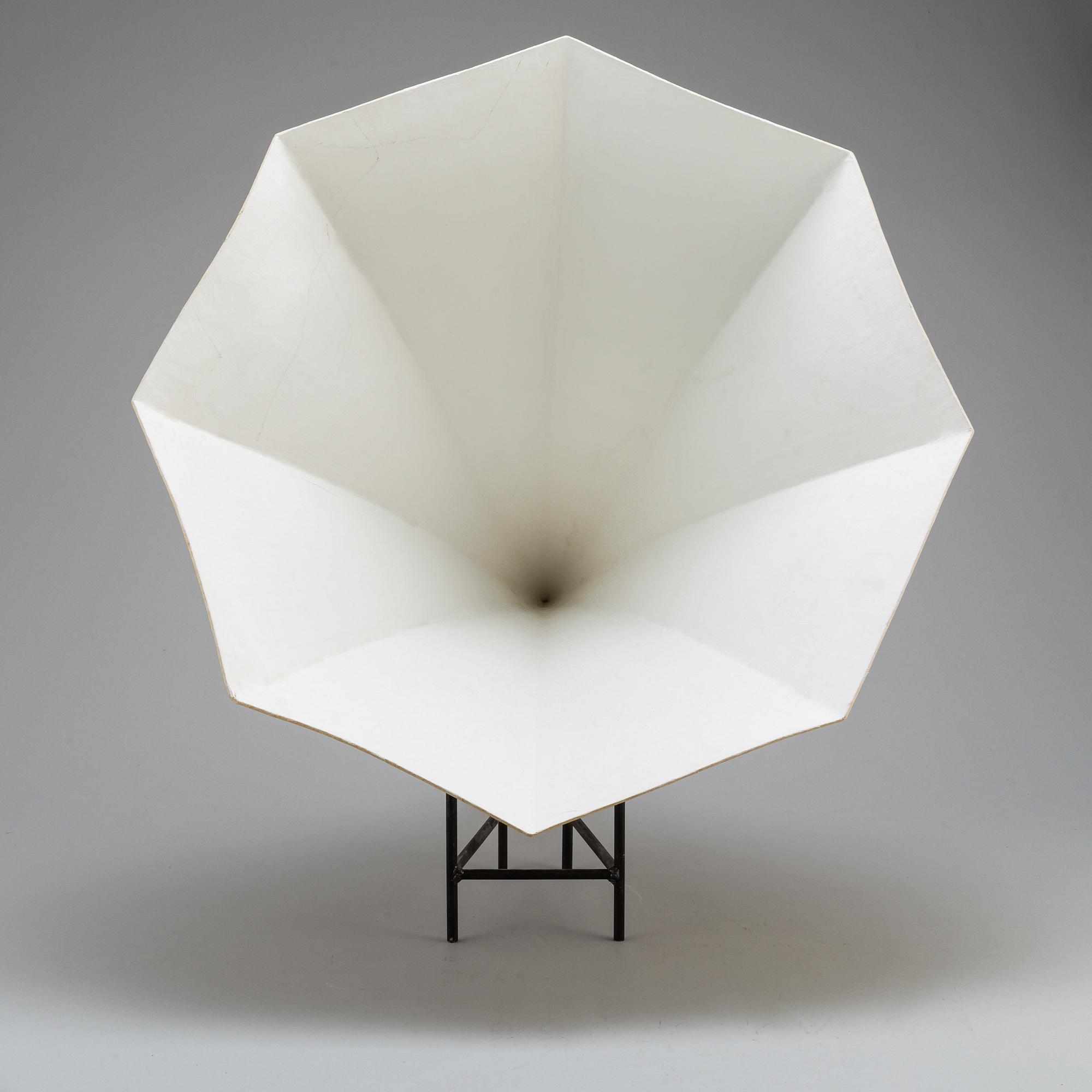 EBBA MATZ, skulptur, blandteknik papper och metall, ej signerad, 1994.