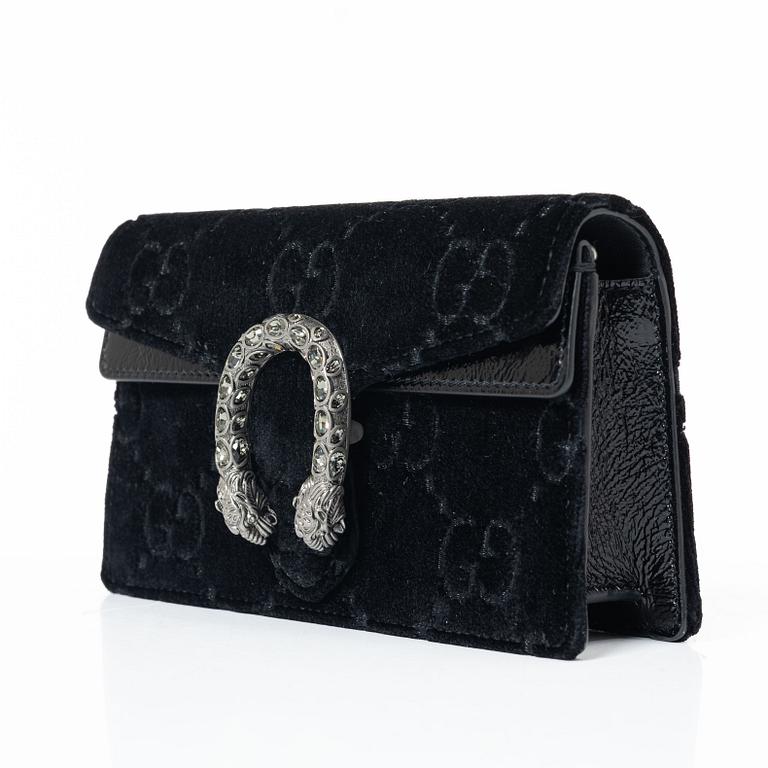 Gucci, Bag, "GG Embossed Velvet Dionysus Mini Shoulder Bag".