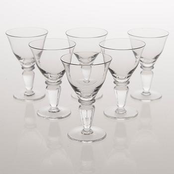 HENRY ERICSSON, dricksglas, 25 st, "H.E -glas", Riihimäki Glasbruk , sent 1920-tal.