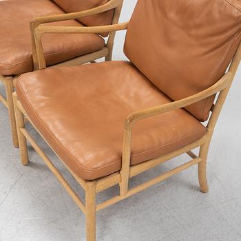 Ole Wanscher, fåtöljer, ett par, "Colonial Chair OW 149", Carl Hansen & Son, Danmark.