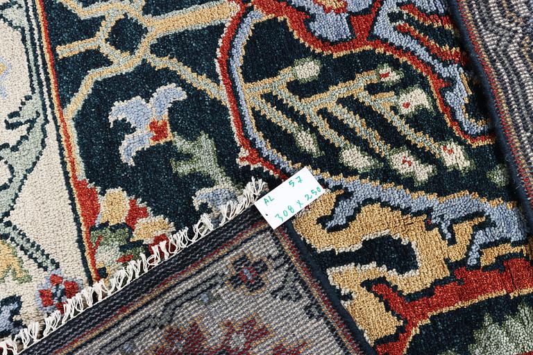 An oriental carpet with so called Mamluk design, a. 308 x 250 cm.