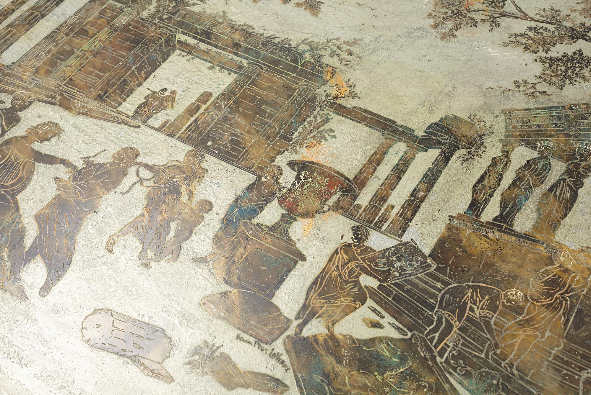 Philip & Kelvin LaVerne, an "Odyssey" coffee table, USA 1960s-70s.