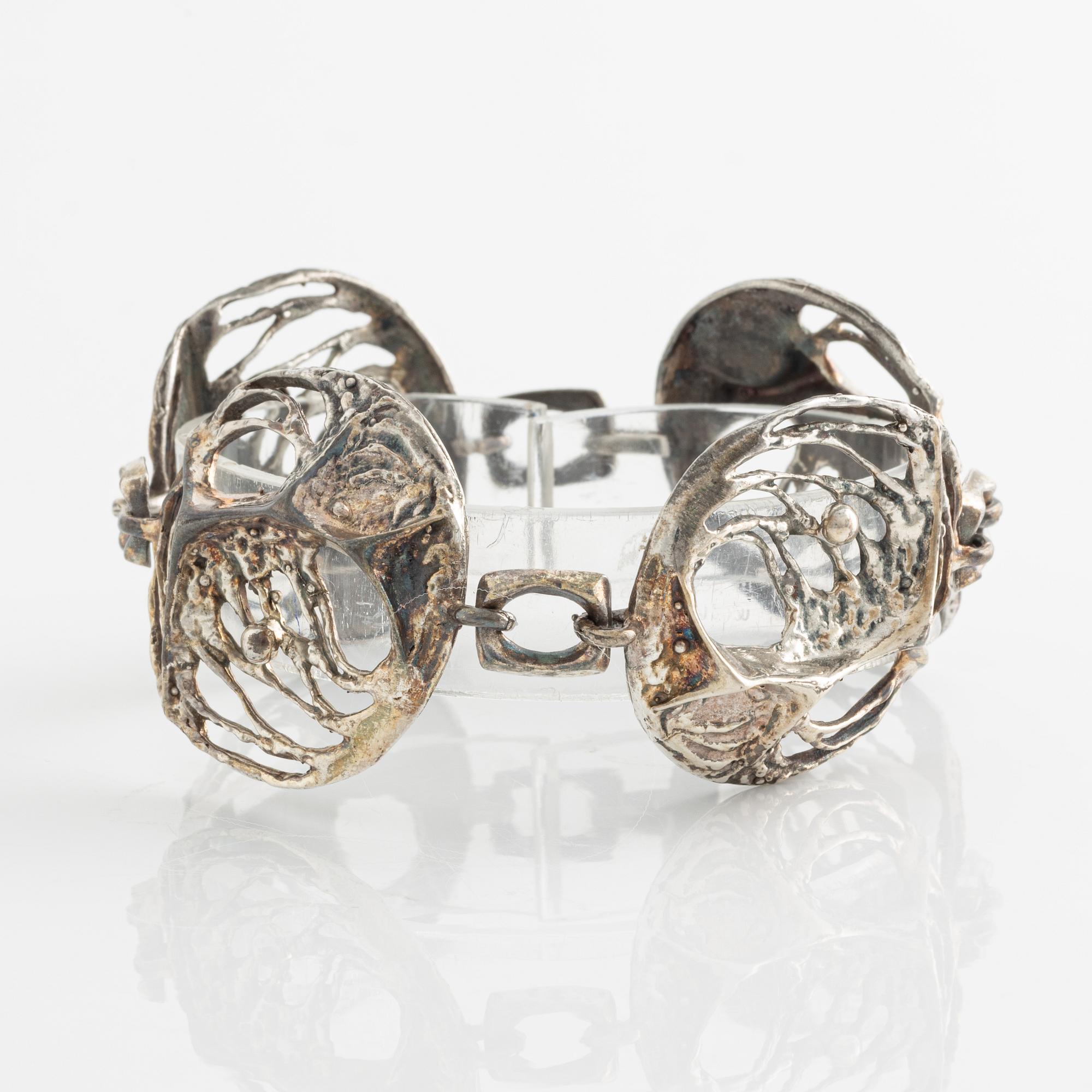 Jorma Laine, silver bracelet.