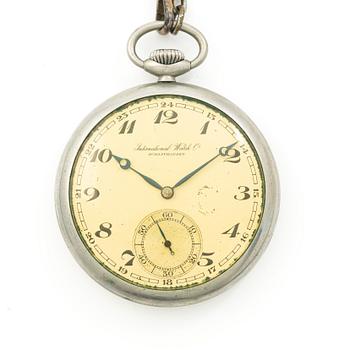 Pocket watch, International Watch Shaffhausen, 49 mm.
