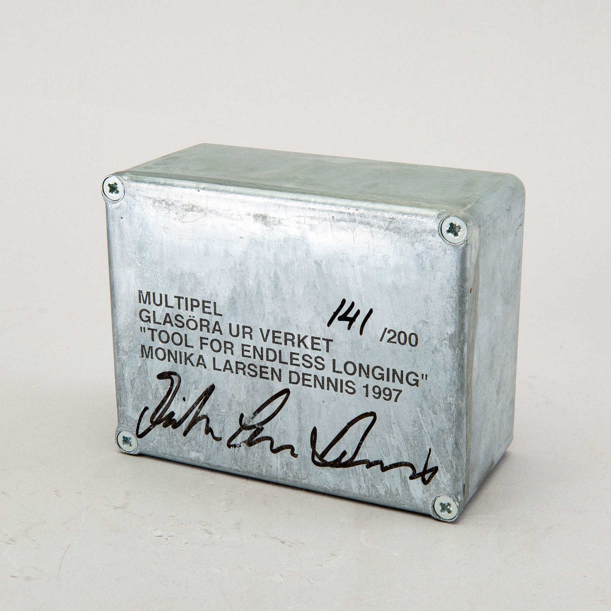 Monika Larsen Dennis, sculpture, signed, numbered.