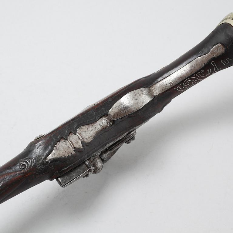 A flintlock gun, probably Turkey, first half of the 19th cnetury.