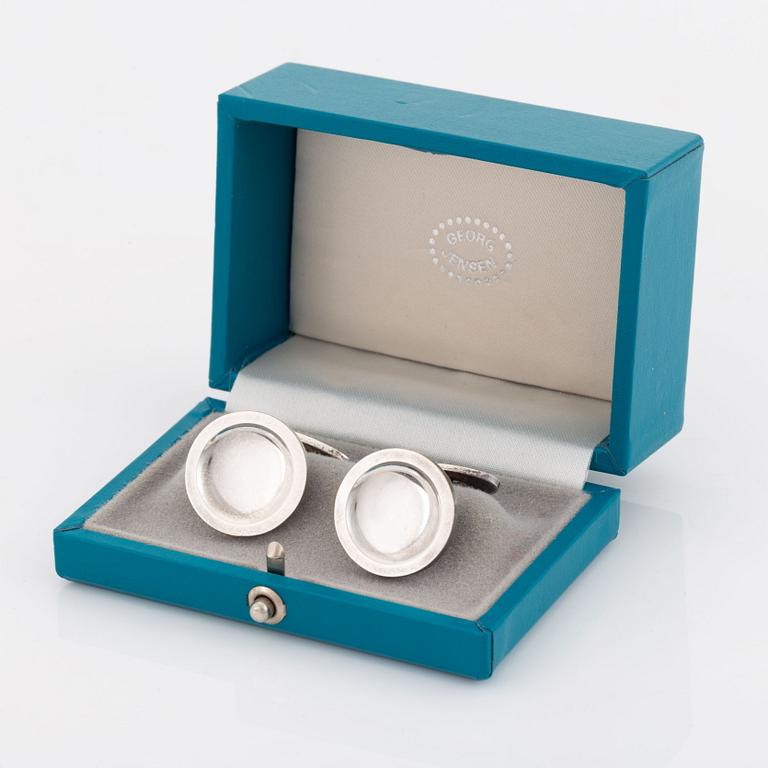 Georg Jensen, silver cufflinks.