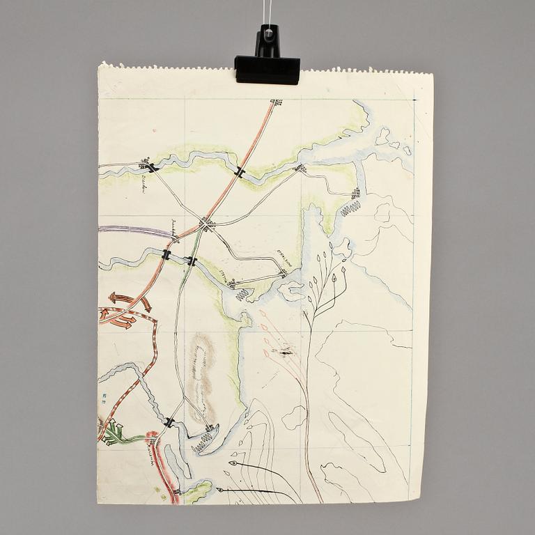 RAGNAR SANDBERG, pastellteckning, ej sign.