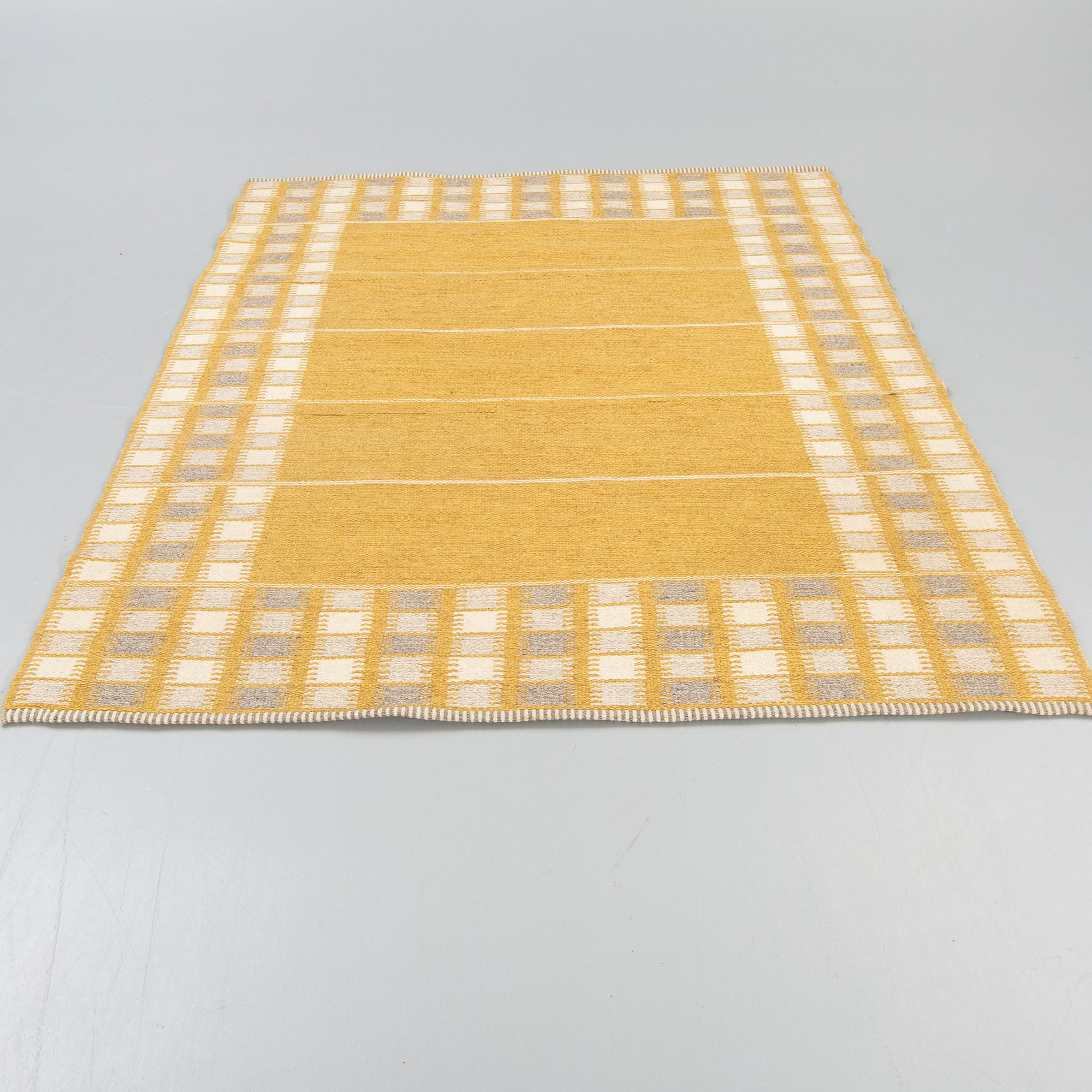 Ingrid Dessau, A Swedish 1950- 1960s flatweave carpet.