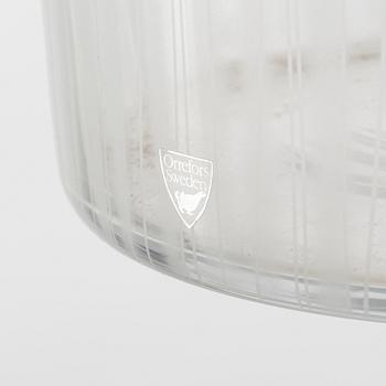 Ingegerd Råman, vas, glas, "Slowfox", Orrefors, signerad.