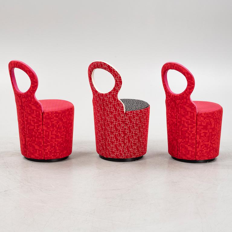 Alexander Lervik, a set of three 'Eye' chairs, Johanson Design.