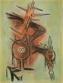 WIFREDO LAM, lithographs in colour, signed and numbered 78/262.