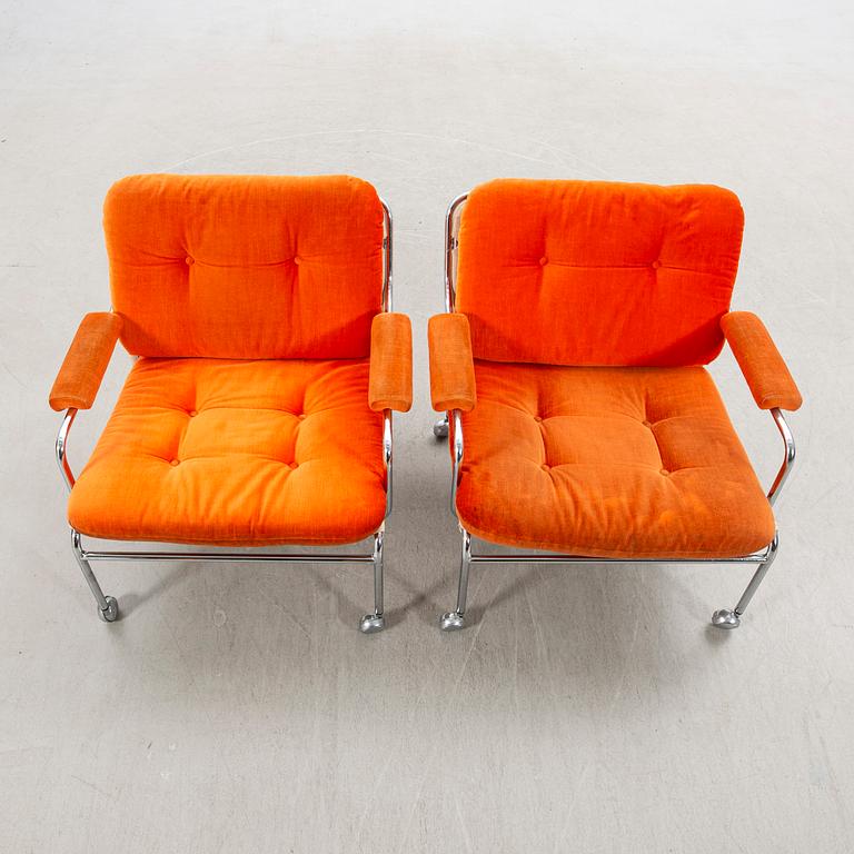 Fåtöljer, ett par, sent 1900-tal.