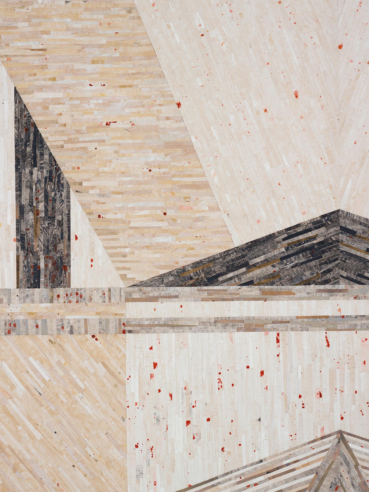 Rebecka Bebben Andersson, collage on paper, signed BF BBEN and dated -12.