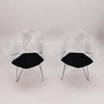 HARRY BERTOIA, nojatuolipari, "Diamond Chair", Knoll, malli muotoiltu vuonna 1952.