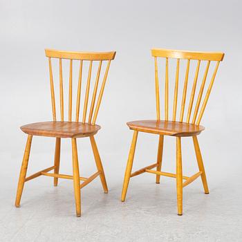 A set of six chairs, 1960's.