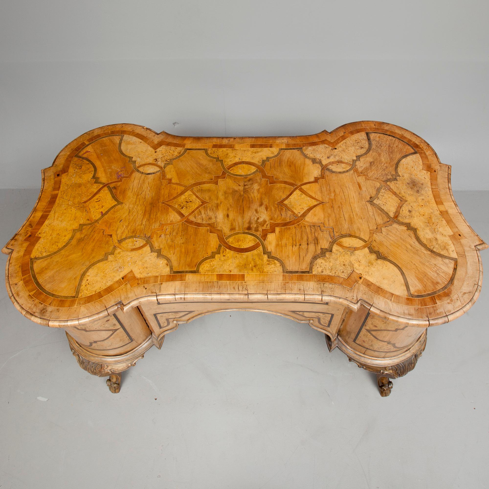 SKRIVBORD, barockstil, Frankrike, 1800-talets slut.