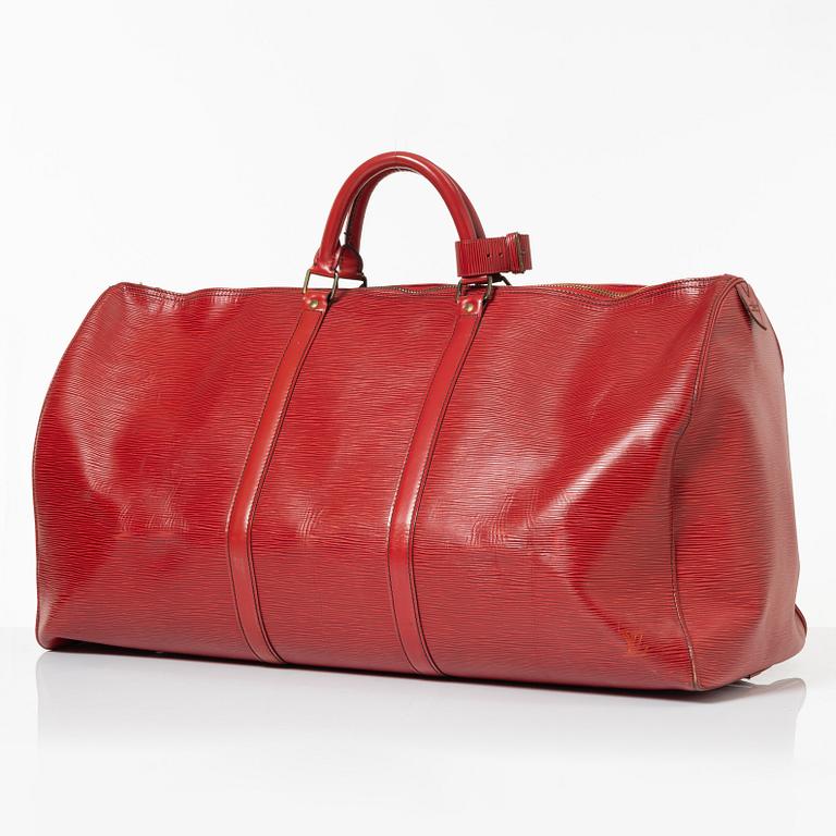 Louis Vuitton, weekend bag, "Keepall epi 60", 1988.
